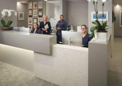 Front desk team at Roy Geronemus, MD